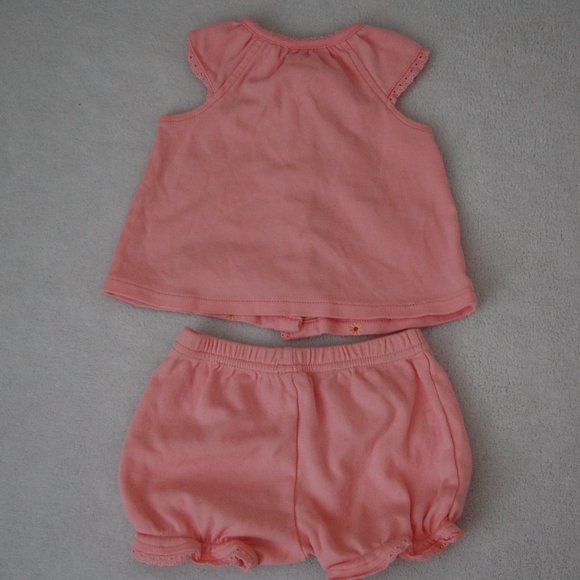 First Impressions, 0-3M Infant Baby, 100% Cotton Pink Set - Picture 3 of 13